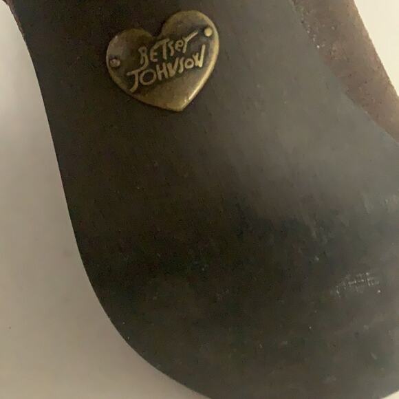 BESTY JOHNSON YENDELL‎ LEATHER SPIKED STUDDED WESTERN BOOTS SIZE 8 - Picture 6 of 7